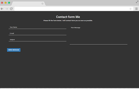 Bootstrap Contact form snippets