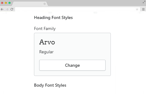 Adding & using shopify fonts with schema settings